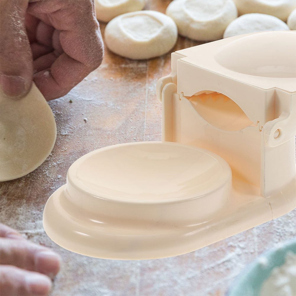 Kitchen Gadgets Dumpling Maker - قطعتان من أداة ضغط عجينة الزلابية،