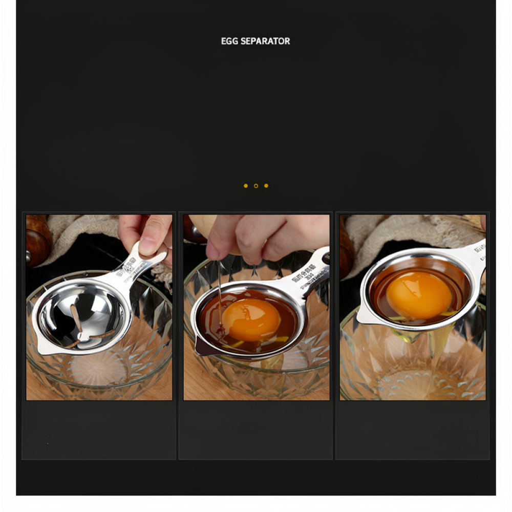 Kitchen Helper Gadgets - أداة فصل صفار البيض المصنوعة من