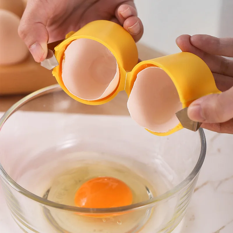 فتاحة قشرة البيض خافق البيض قش - مراجعة Egg Separator Tool وسعره