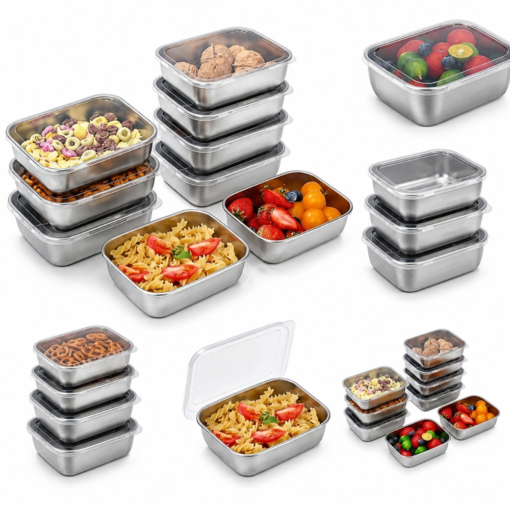 6 قطع من حاويات تخزين الطعام ا - مراجعة Kitchen Gadgets Organizer وسعره