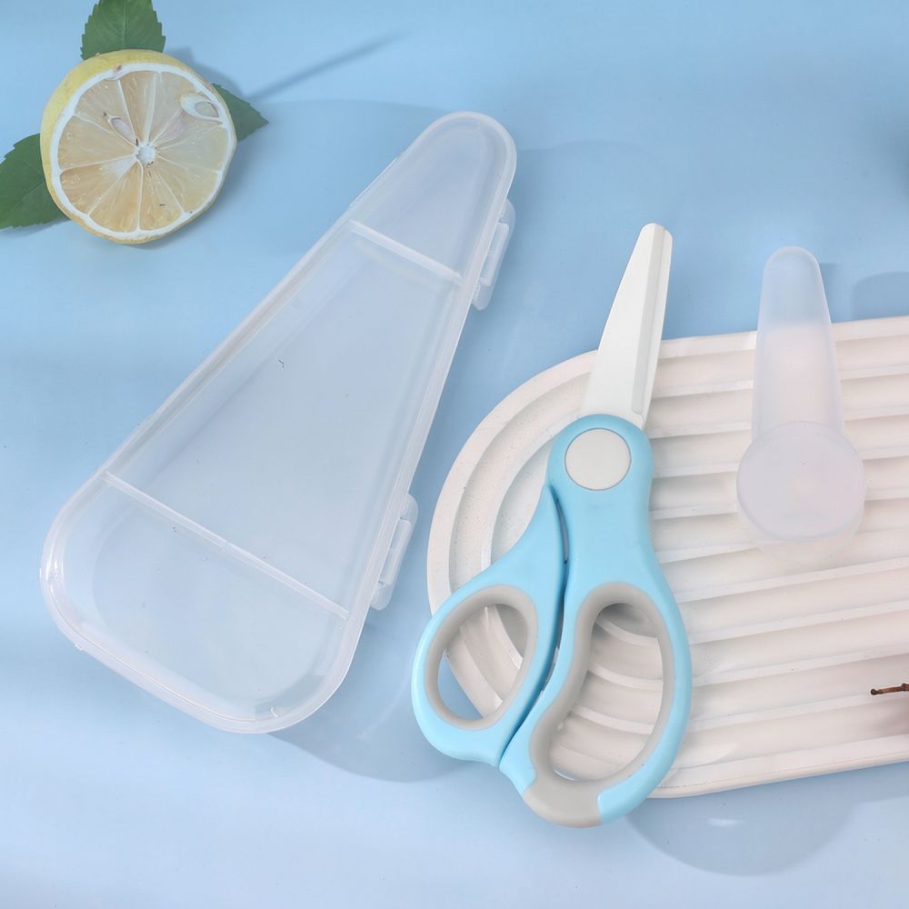 مقص طعام للأطفال مصنوع من السي - مراجعة Kitchen Helper Gadgets وسعره