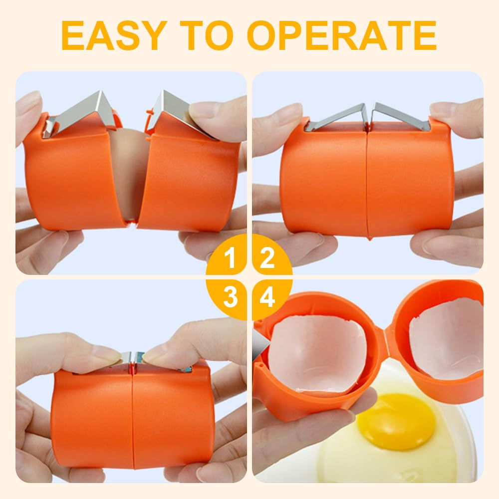 1/2 قطعة قشر البيض القاطع فاصل - مراجعة Egg Separator Tool وسعره