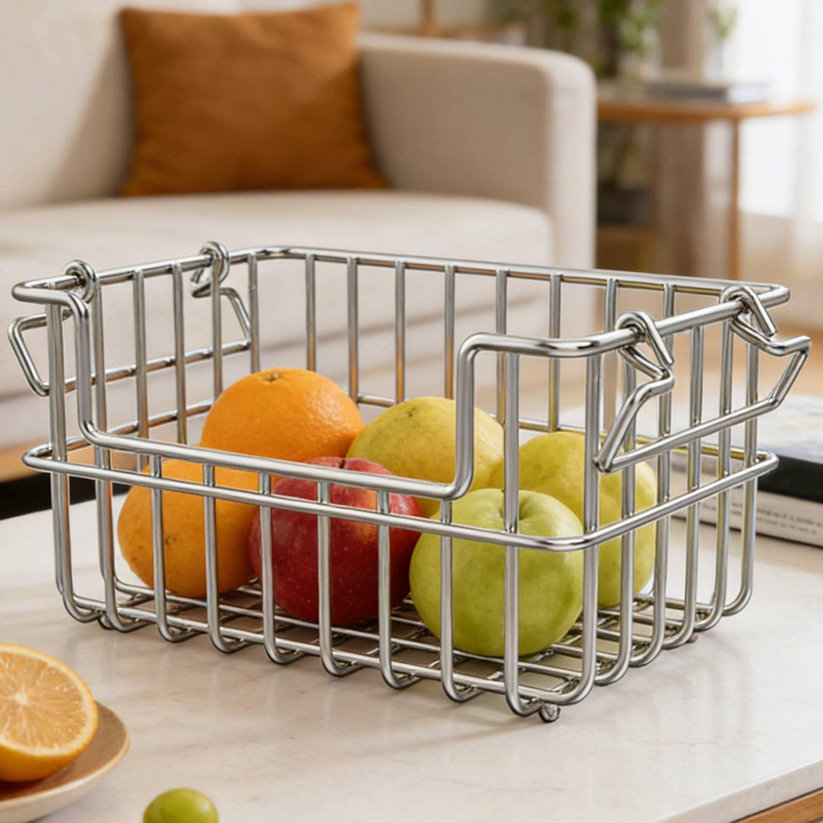 سلة تخزين من الفولاذ المقاوم ل - مراجعة Kitchen Gadgets Organizer وسعره